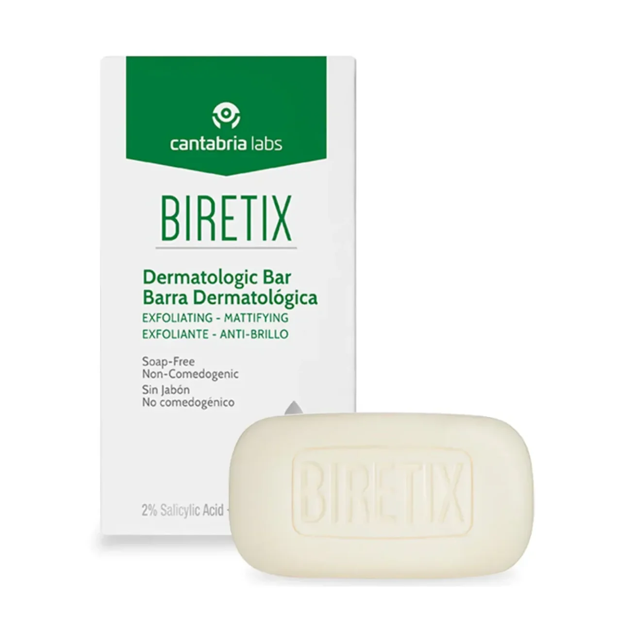 BIRETIX DERMATOLOGICAL BAR I Dermatoloģiskas ziepes ar 2% salicilskābi, 80g