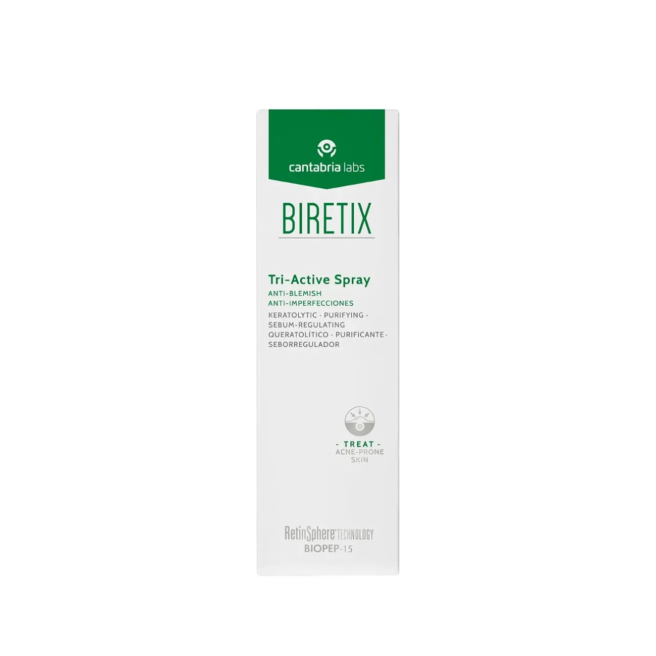 BIRETIX TRI-ACTIVE SPRAY I ķermeņa sprejs, 100 ml