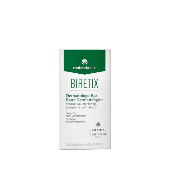 BIRETIX DERMATOLOGICAL BAR I Dermatoloģiskas ziepes ar 2% salicilskābi, 80g