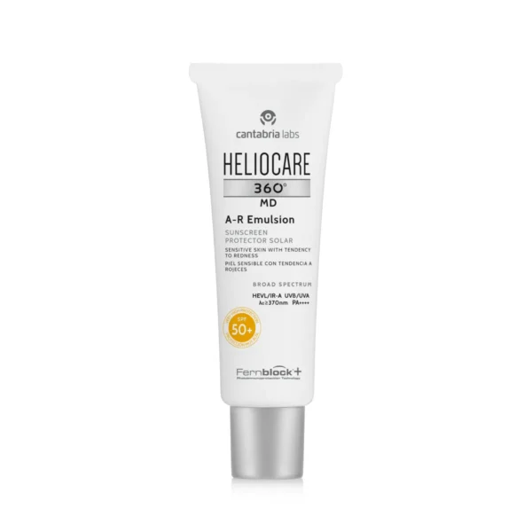 HELIOCARE 360° A-R EMULSION SPF50+ | Saules aizsargājoša emulsija jutīgai ādai, rozācijai, 50ml